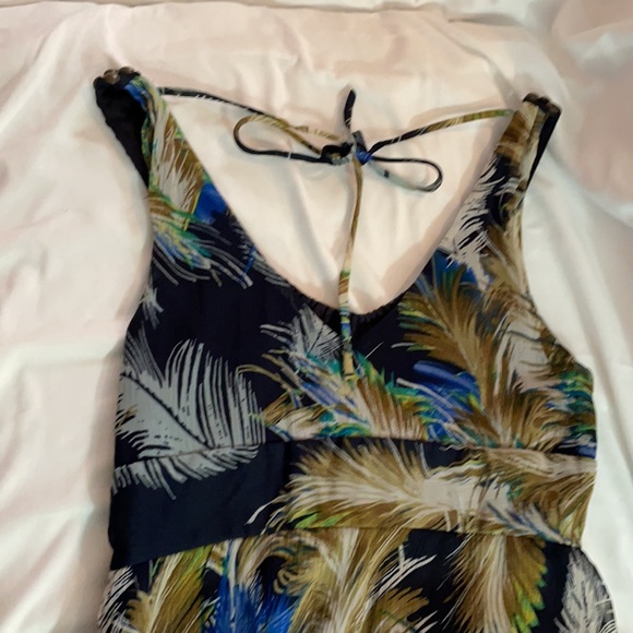 Guess Jeans feather print, studded strap dress - Picture 4 of 4